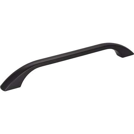 Jeffrey Alexander 192 mm Center-to-Center Matte Black Square Sonoma Cabinet Pull 4192MB